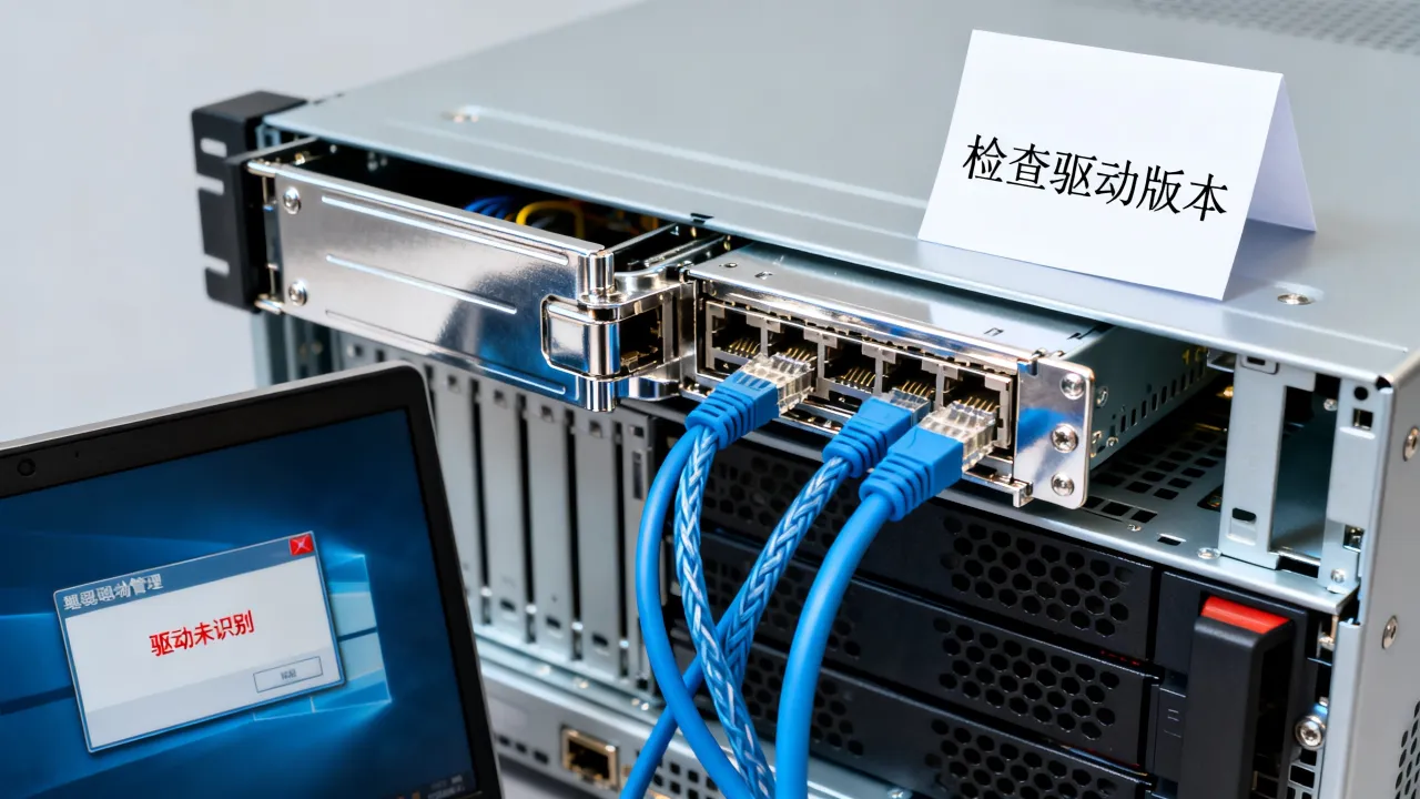 为什么服务器不出网卡，服务器网卡驱动无法识别怎么办