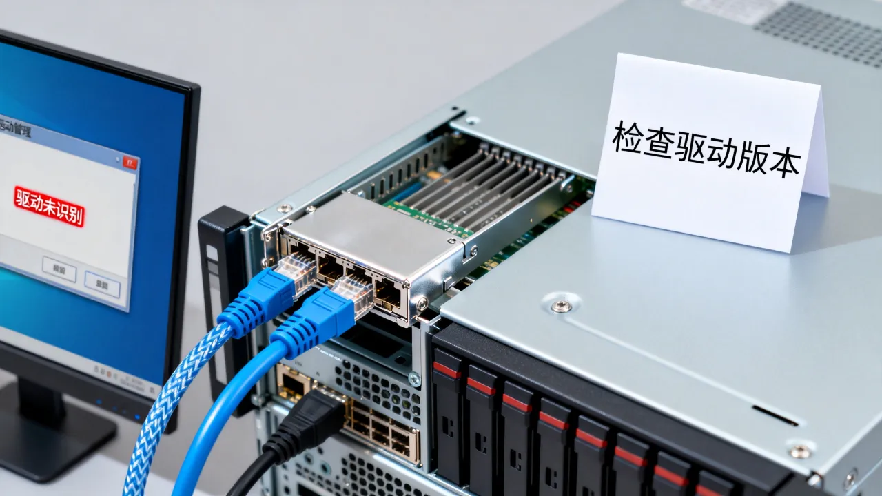 为什么服务器不出网卡，服务器网卡驱动无法识别怎么办