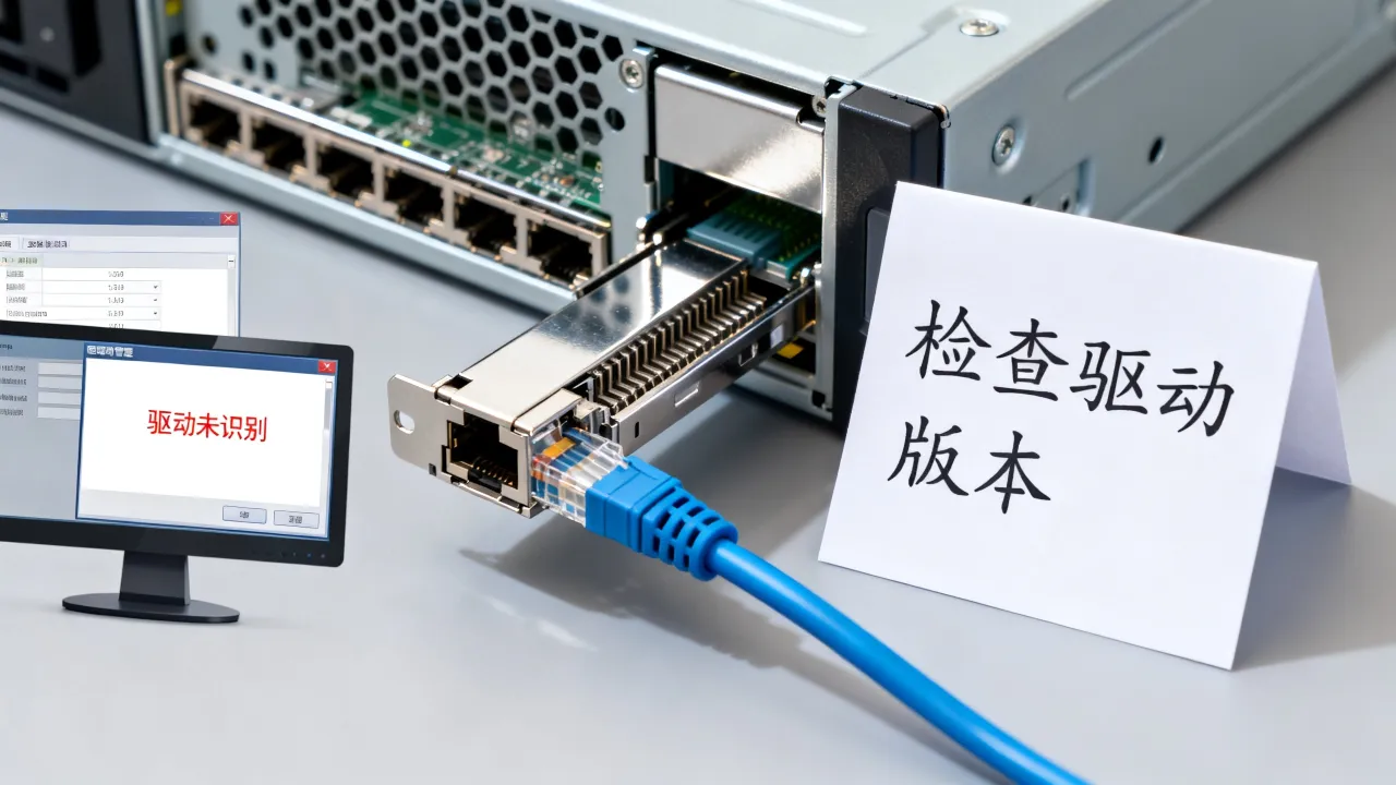 为什么服务器不出网卡，服务器网卡驱动无法识别怎么办
