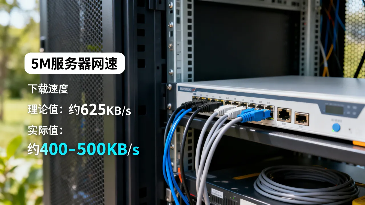 5m的服务器网速多少，下载速度到底能达到多少？