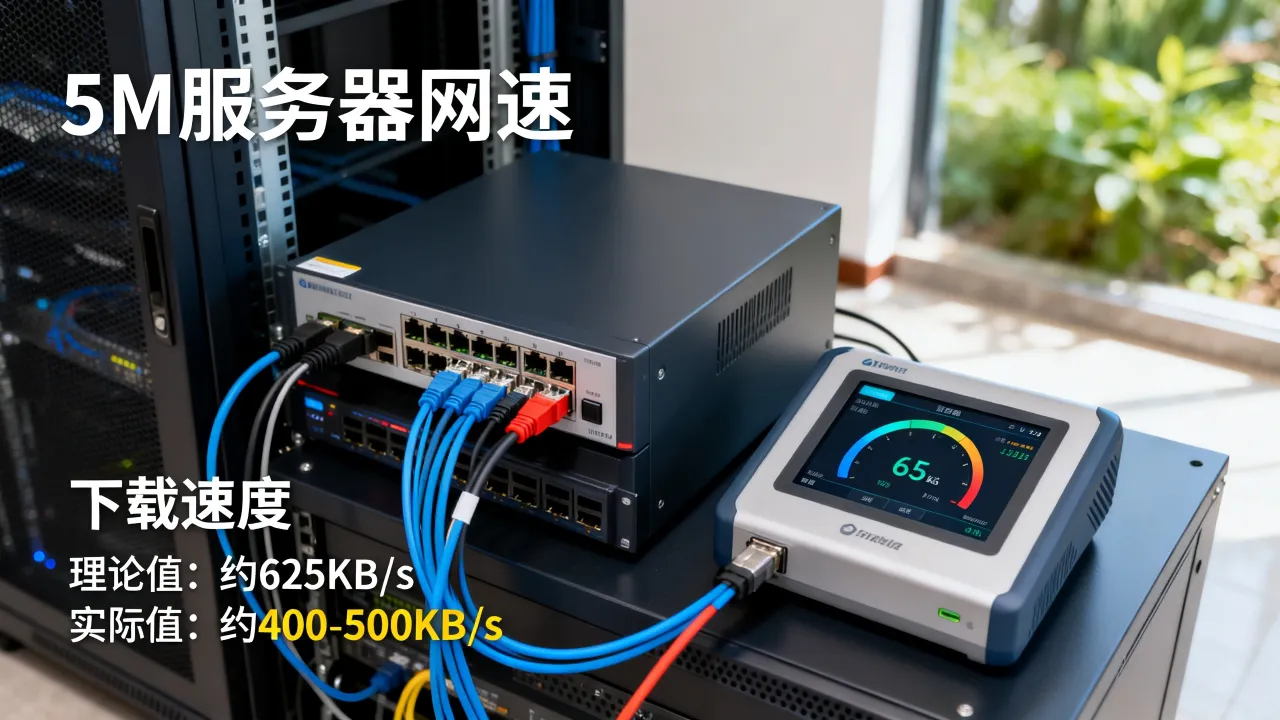 5m的服务器网速多少，下载速度到底能达到多少？