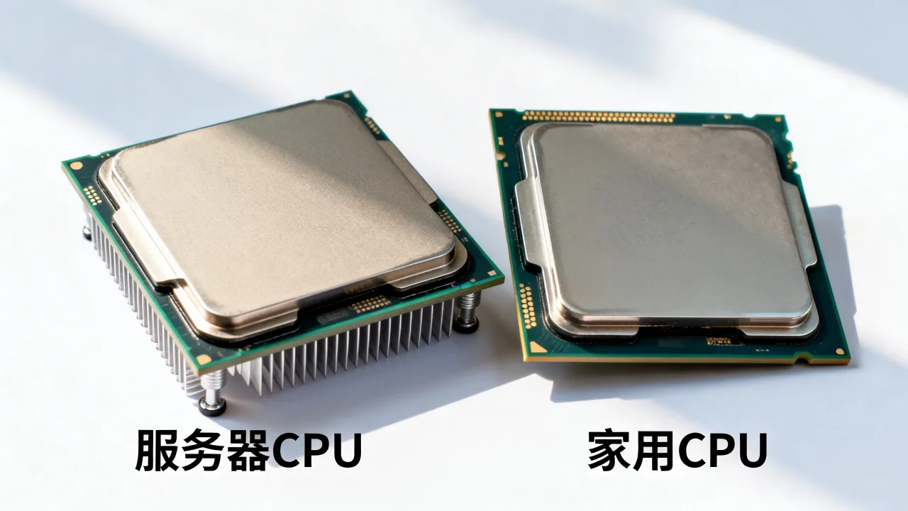 为什么不建议买服务器cpu，服务器cpu和家用cpu区别大吗