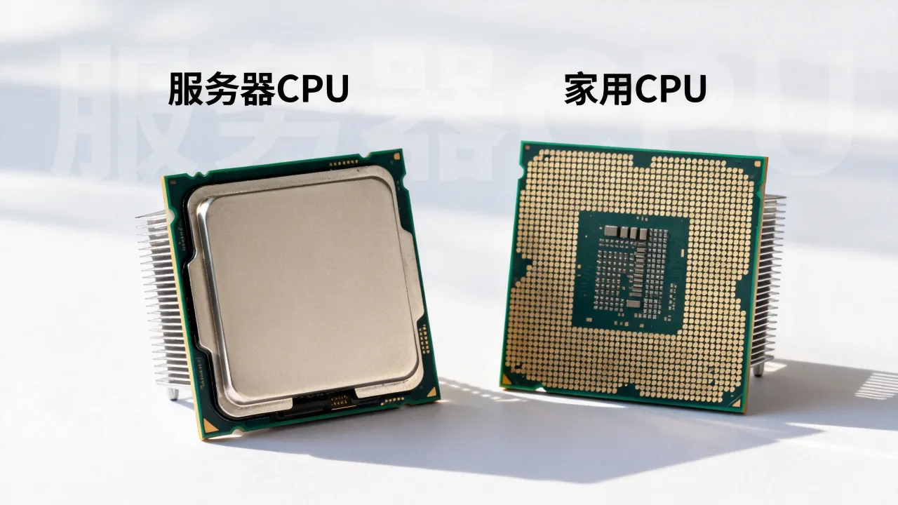 为什么不建议买服务器cpu，服务器cpu和家用cpu区别大吗