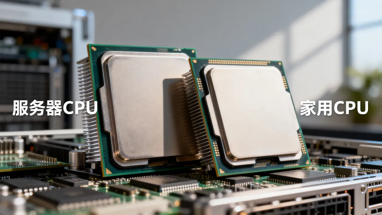 为什么不建议买服务器cpu，服务器cpu和家用cpu区别大吗