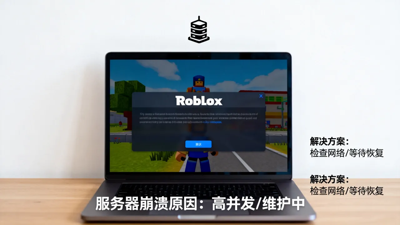 Roblox服务器为什么崩了，Roblox进不去游戏怎么办
