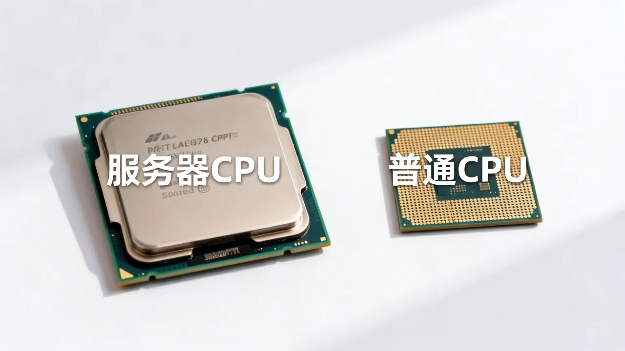 平台为什么要用服务器cpu，服务器cpu和普通cpu性能差异大吗？