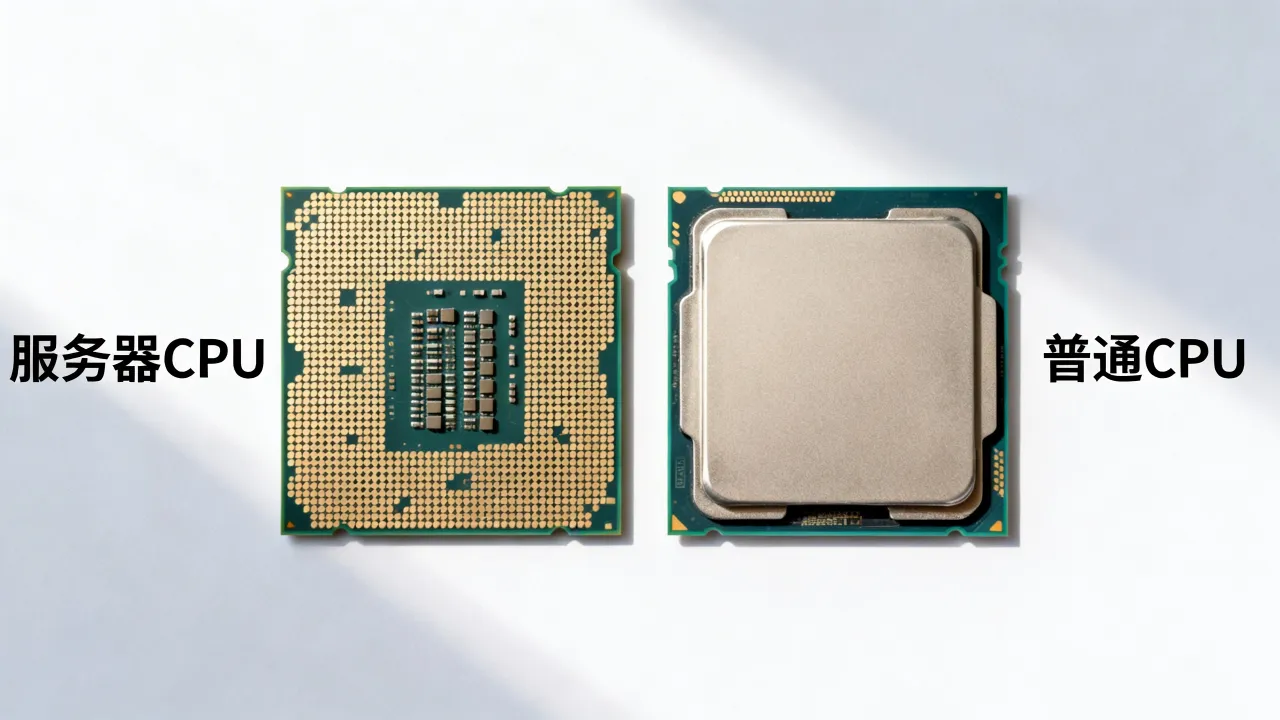 平台为什么要用服务器cpu，服务器cpu和普通cpu性能差异大吗？