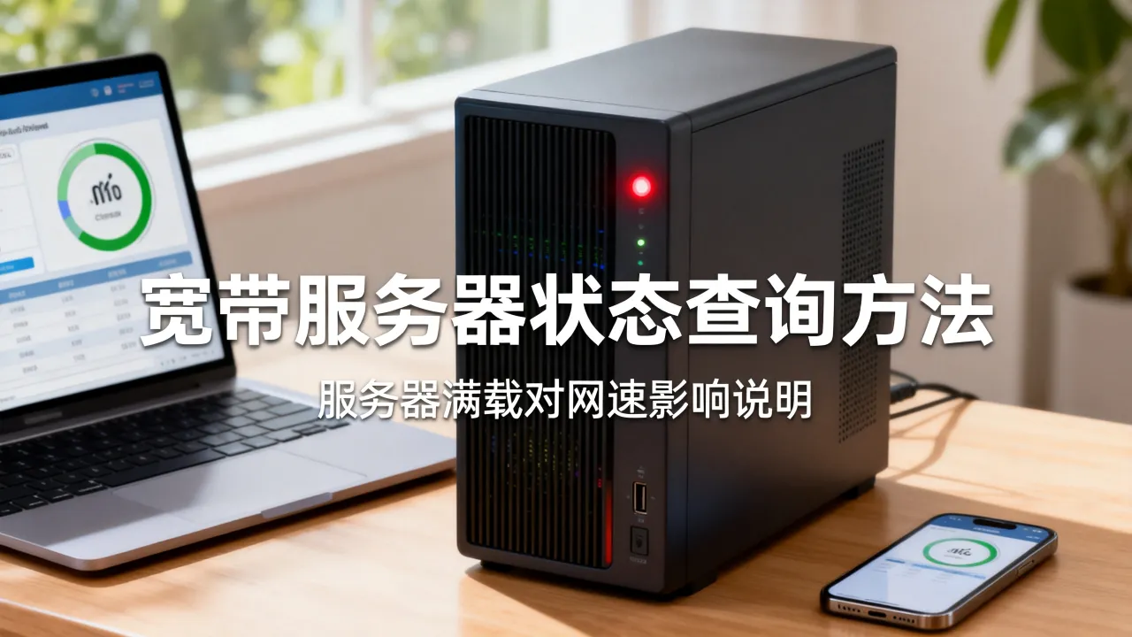 怎么查宽带服务器满了，宽带服务器满了会影响上网速度吗？