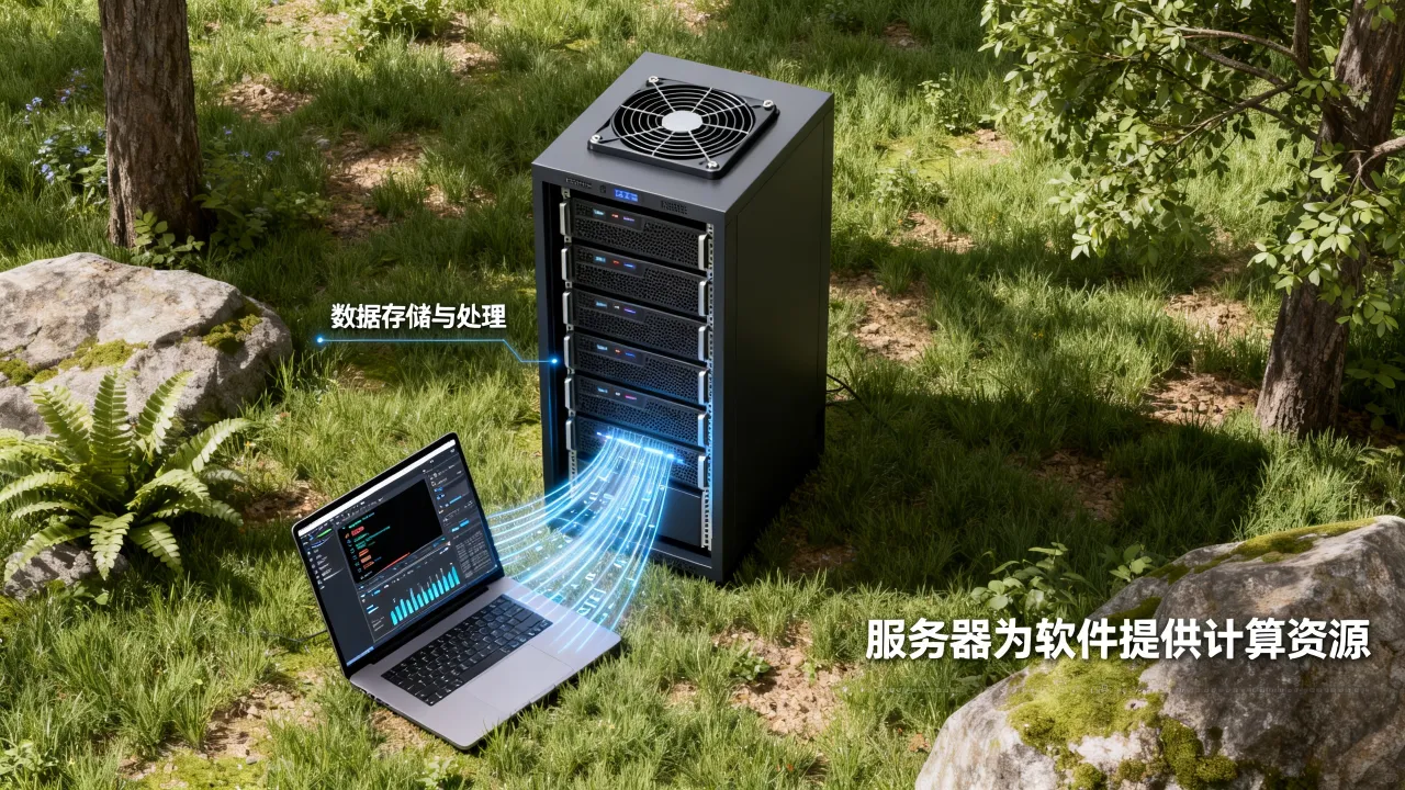 为什么软件要有服务器，服务器对软件有什么作用