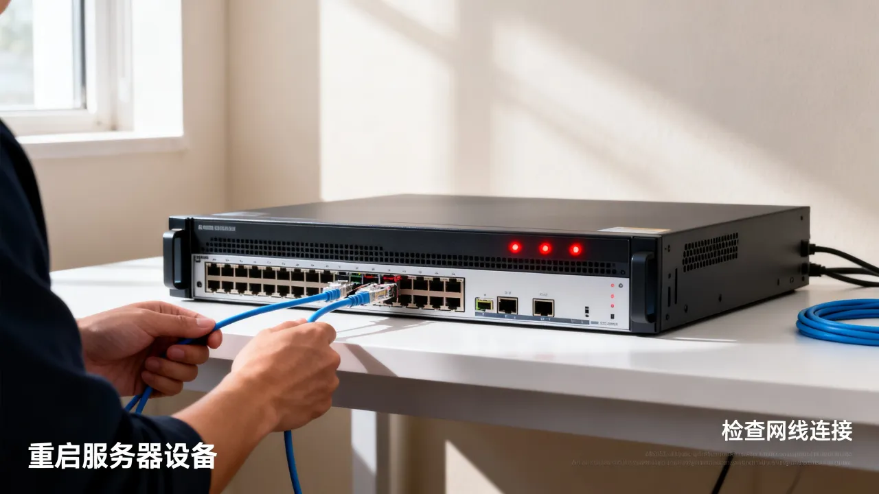 为什么服务器连不上网，服务器网络连接失败怎么解决