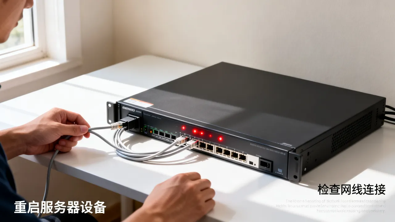 为什么服务器连不上网，服务器网络连接失败怎么解决
