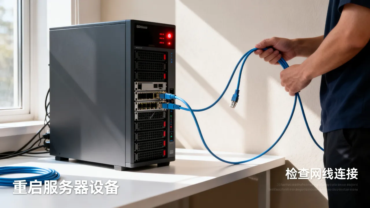 为什么服务器连不上网，服务器网络连接失败怎么解决