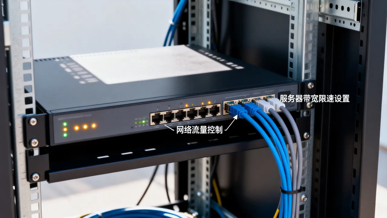 服务器可以限制网速嘛，服务器带宽限速怎么设置？