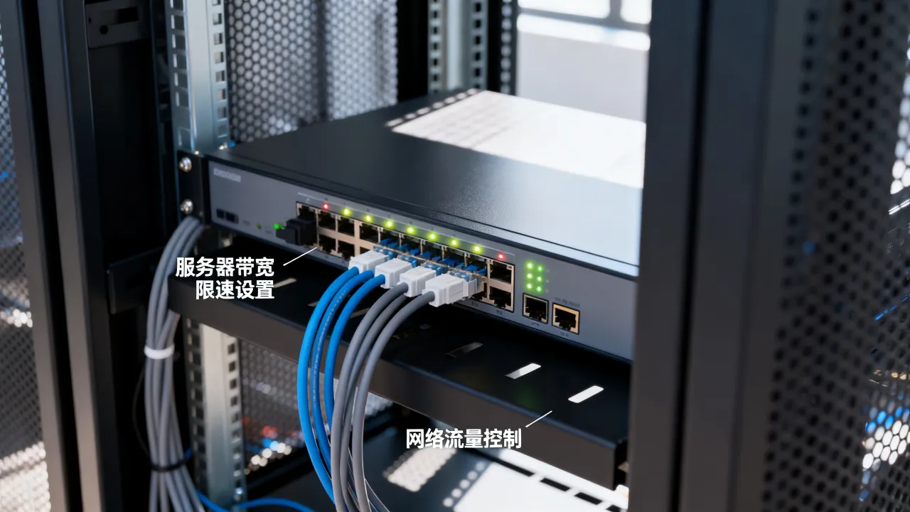 服务器可以限制网速嘛，服务器带宽限速怎么设置？