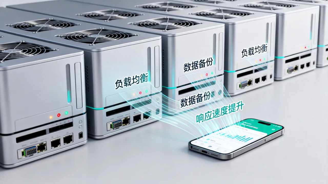 App为什么会有多台服务器，服务器多对app有什么好处？