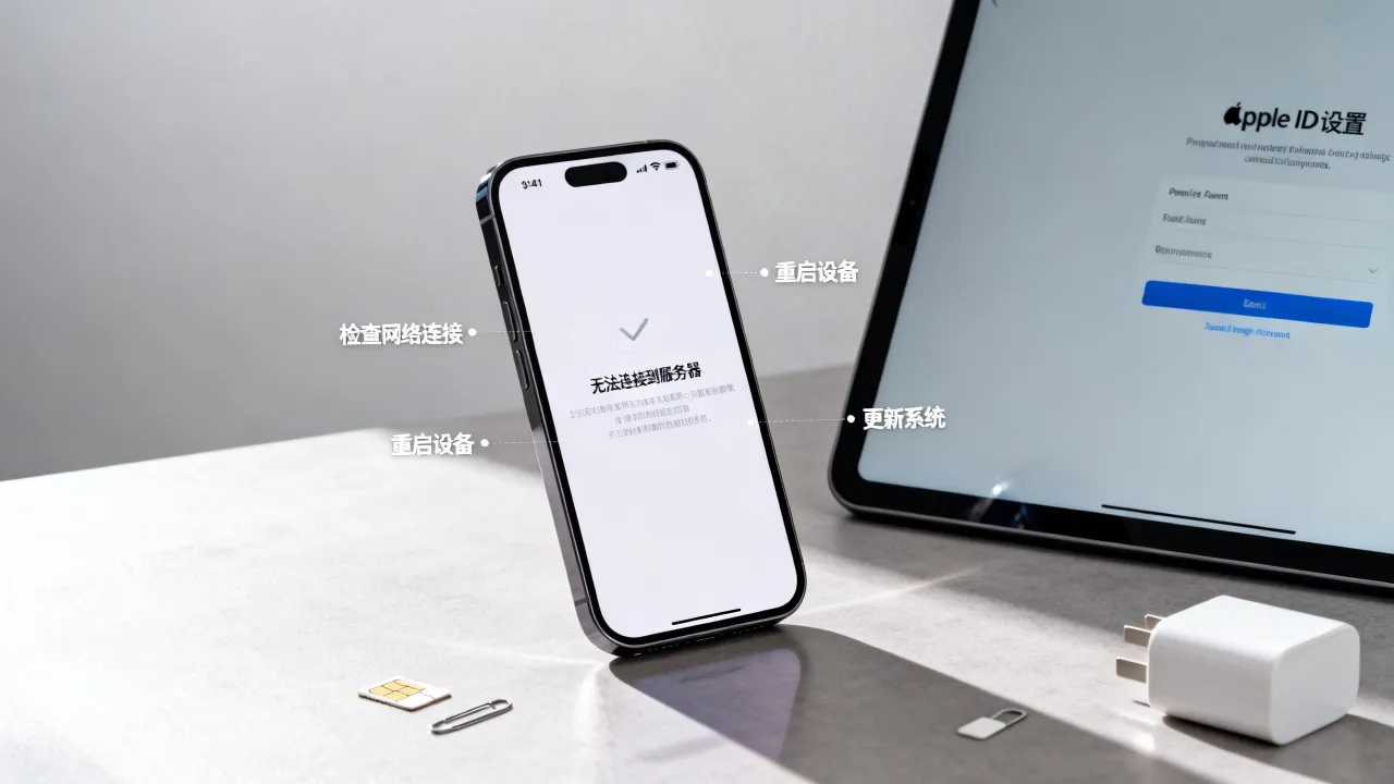 苹果ID服务器失败是为什么，苹果ID服务器连接失败怎么解决？