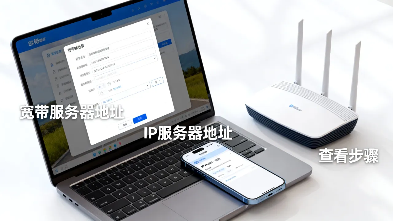 宽带服务器地址怎么看，宽带IP服务器地址怎么查？
