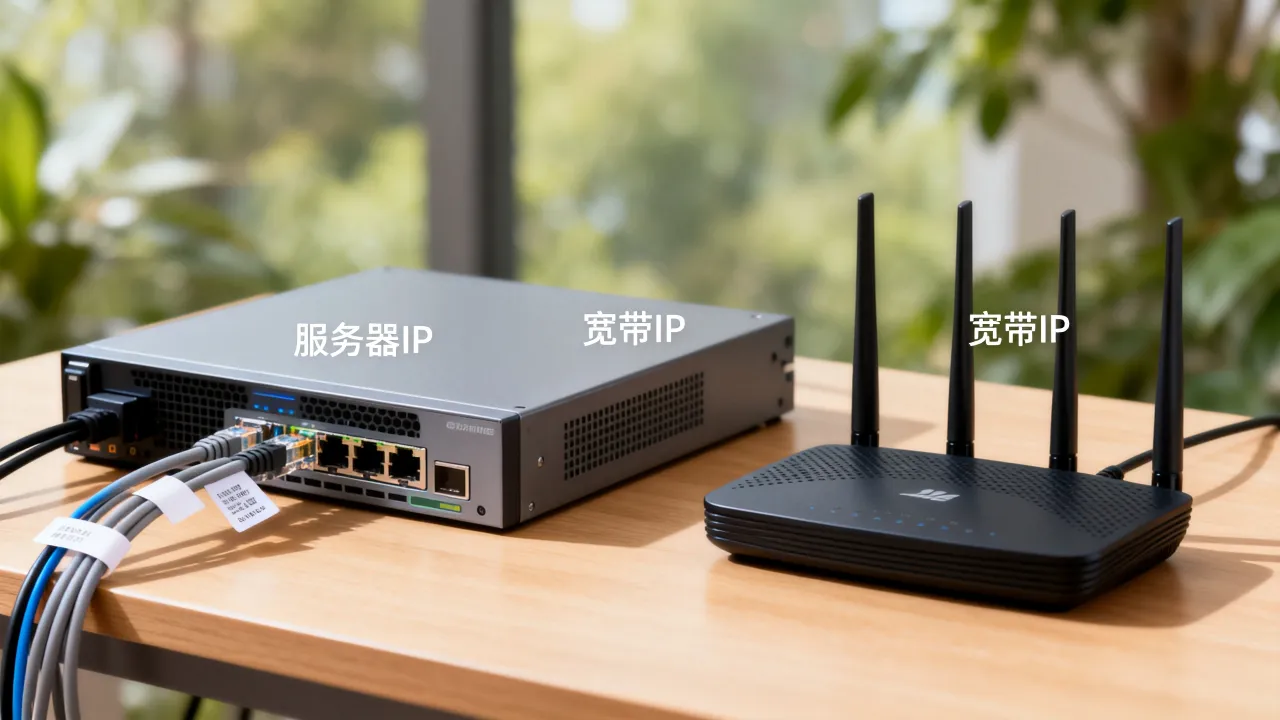 服务器IP和宽带IP有什么区别，服务器与宽带IP怎么区分