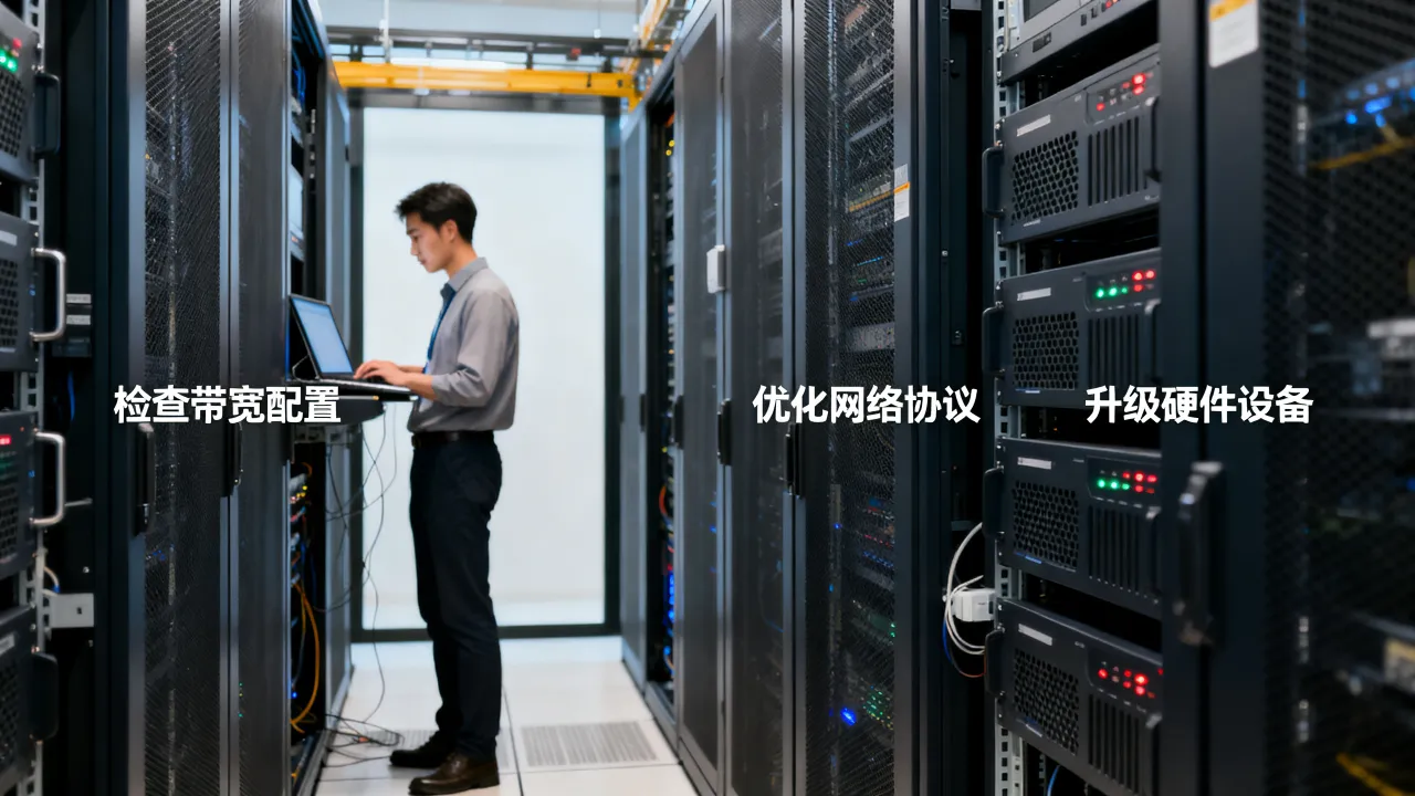 租的服务器网速太慢怎么办，如何解决服务器带宽不足卡顿问题？