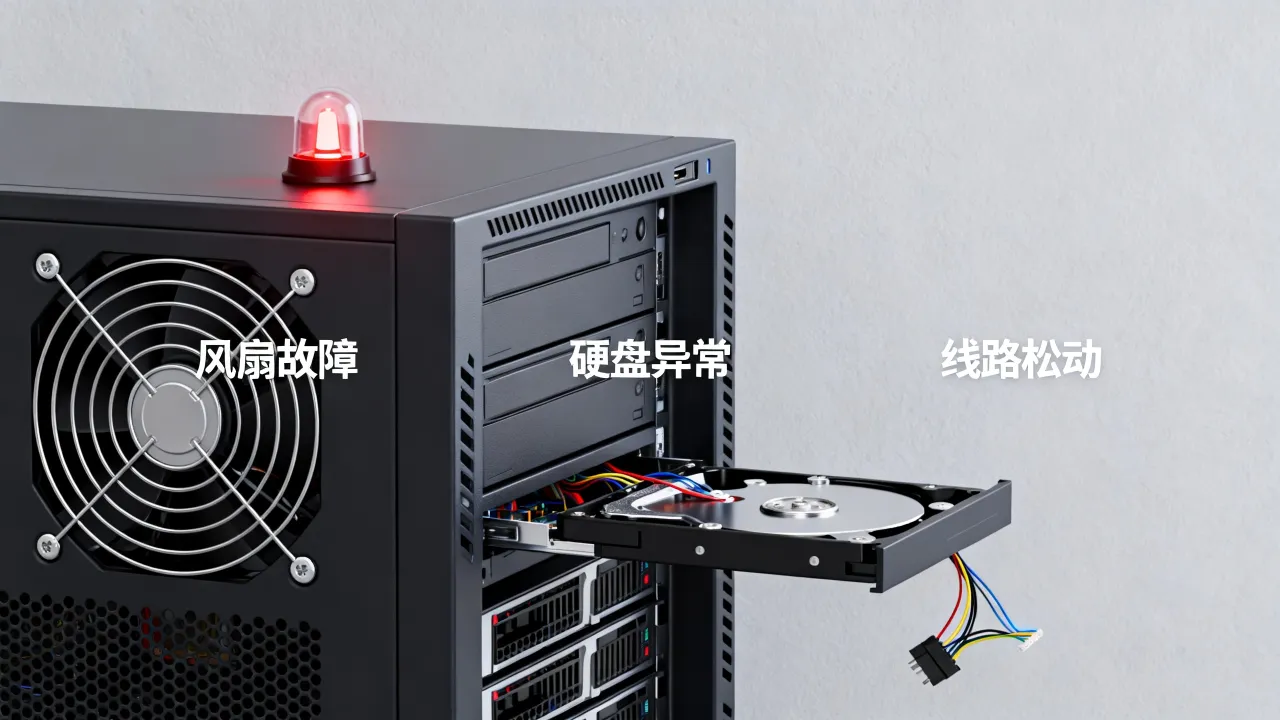 为什么服务器乱响警报，服务器报警一直响是什么原因？