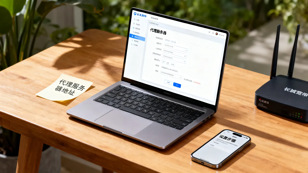 长城宽带代理服务器怎么设置，代理服务器地址填什么？