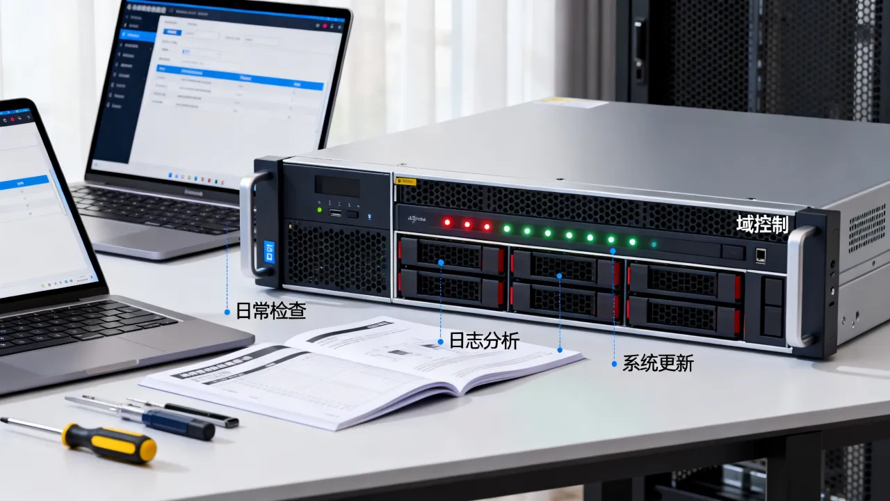 域控服务器运维教学怎么做？，域控服务器日常维护技巧