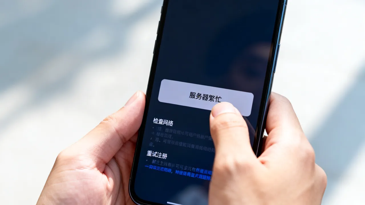 QQ注册为什么显示服务器繁忙，QQ注册服务器繁忙怎么解决？