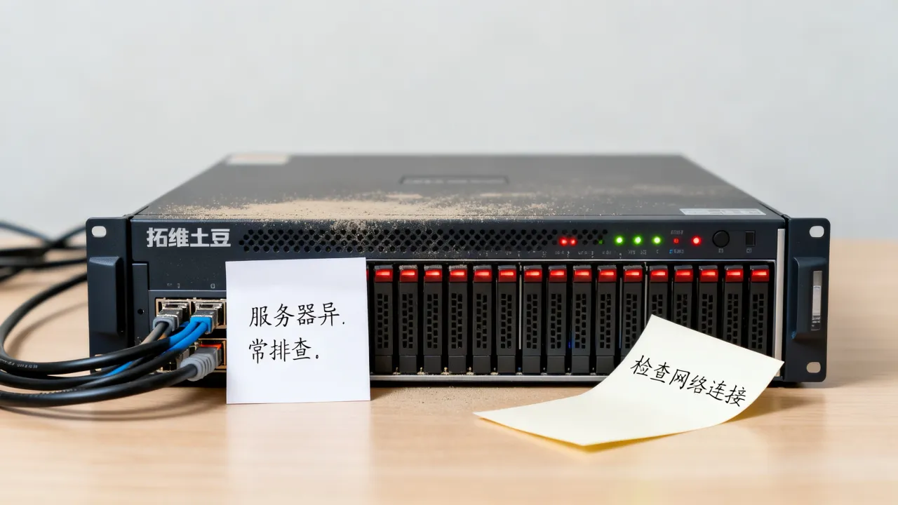 拓维土豆服务器异常怎么办，是什么原因导致的？