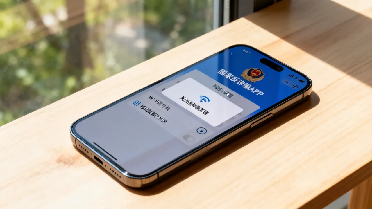 为什么我的国家反诈骗APP找不到服务器，无法连接网络怎么办