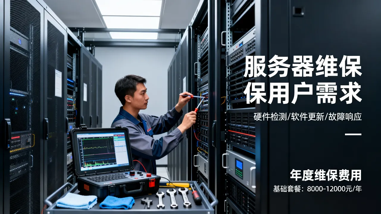 服务器维保用户需求有哪些，服务器维保多少钱一年？