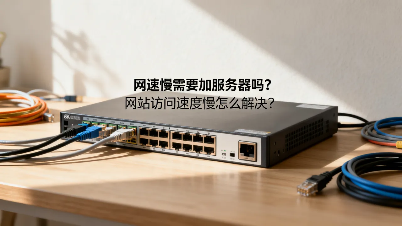 网速慢需要加服务器吗，网站访问速度慢怎么解决要加服务器吗？