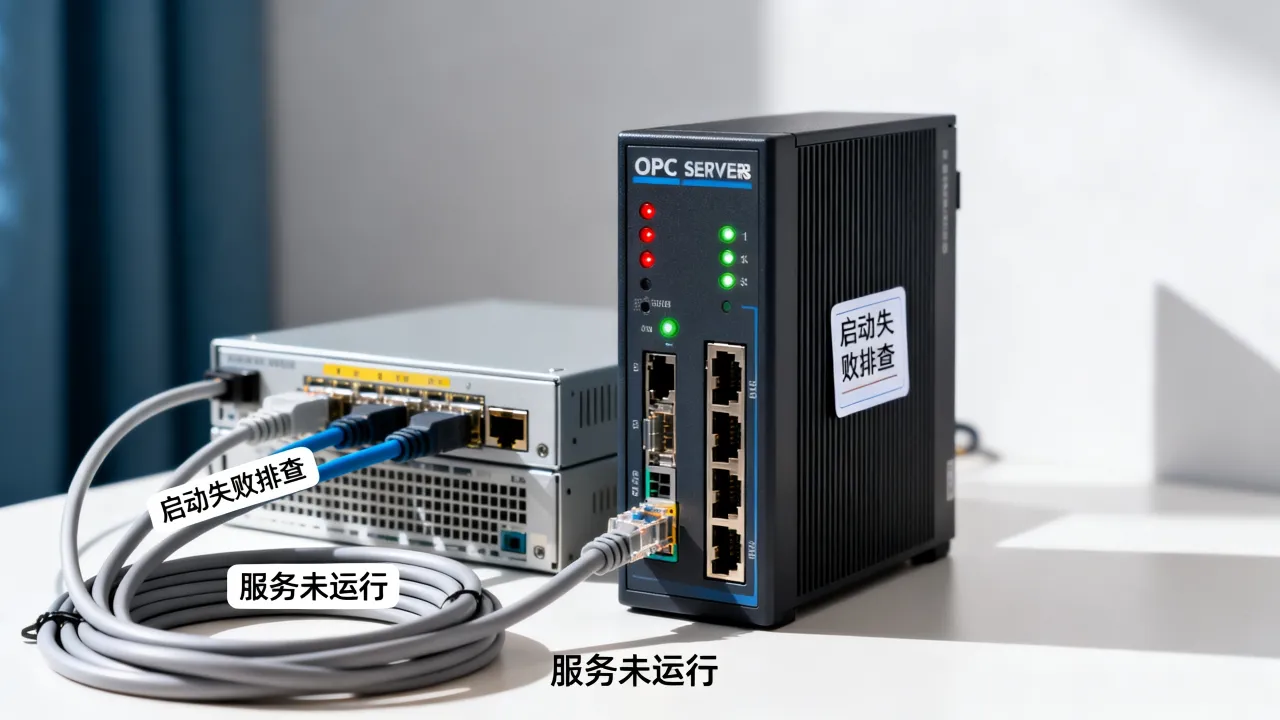 opc服务器为什么总启动失败，启动不了是什么原因造成的