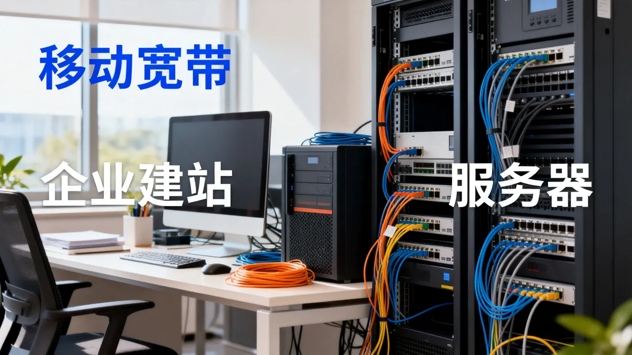 移动宽带有服务器没，企业建站用移动宽带够用吗？