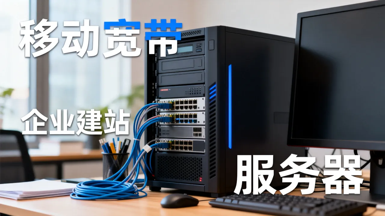 移动宽带有服务器没，企业建站用移动宽带够用吗？