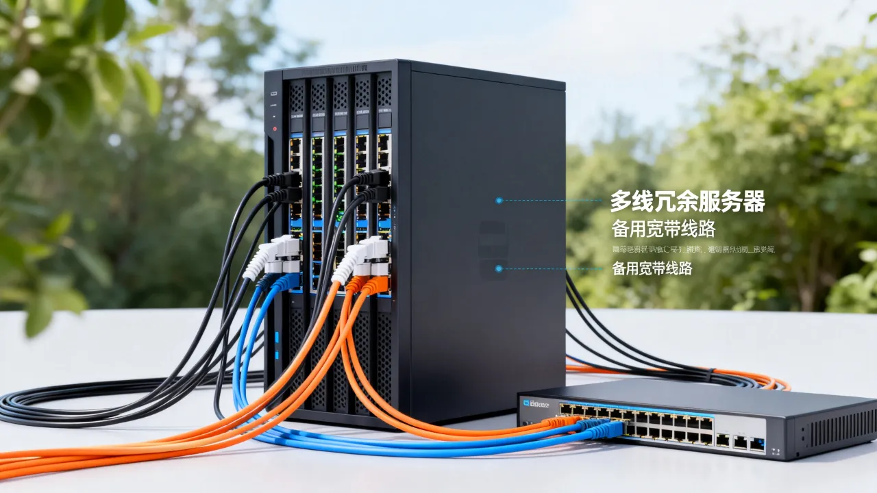 多线冗余宽带服务器有什么用，多宽带线路备份怎么选