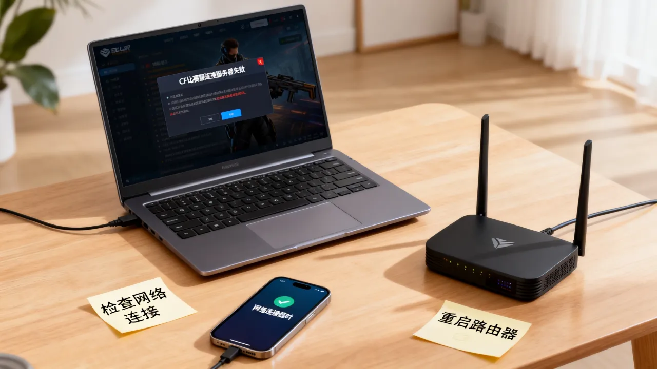 cf比赛服为什么连接服务器失败，连接超时怎么办