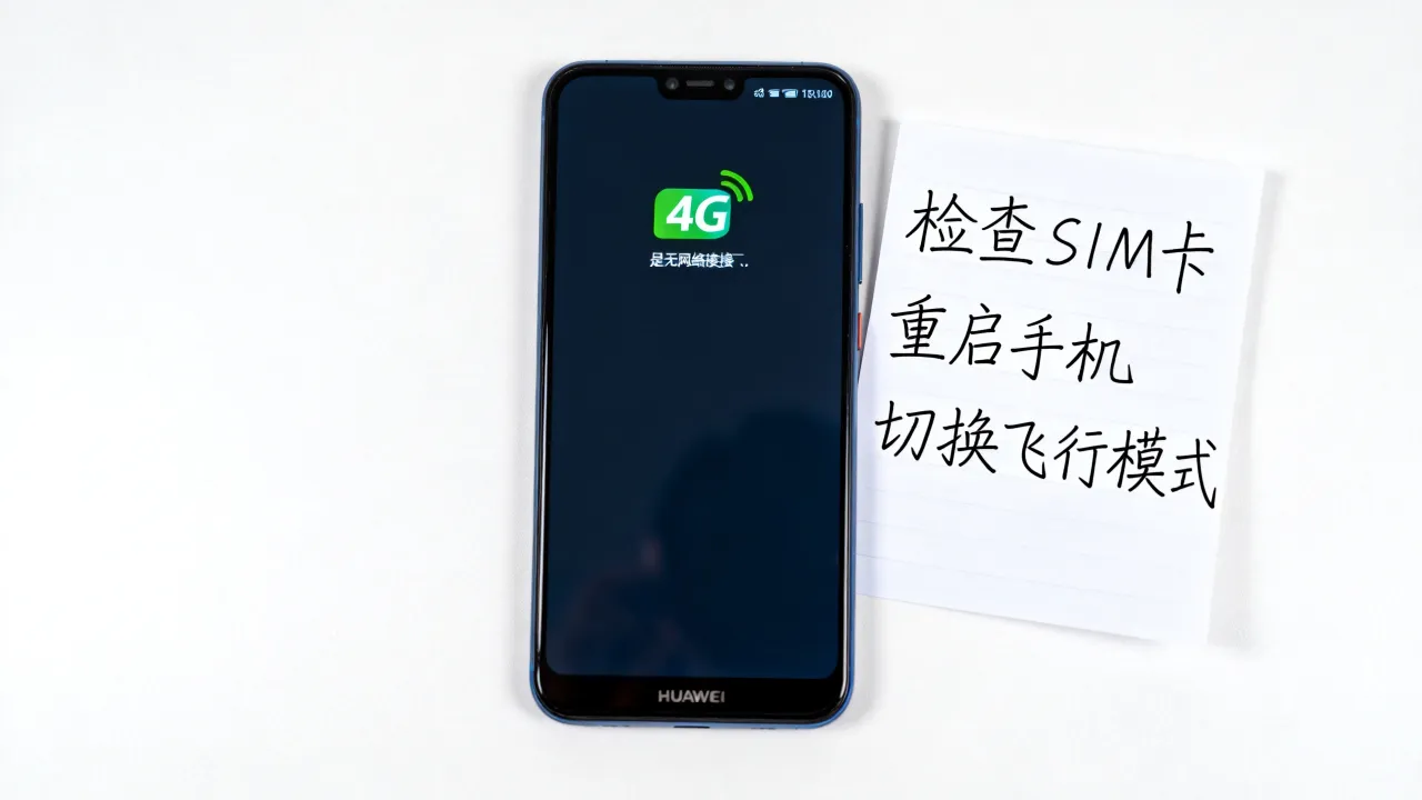 华为为什么显示4G却没网络连接服务器，4G连不上服务器怎么办