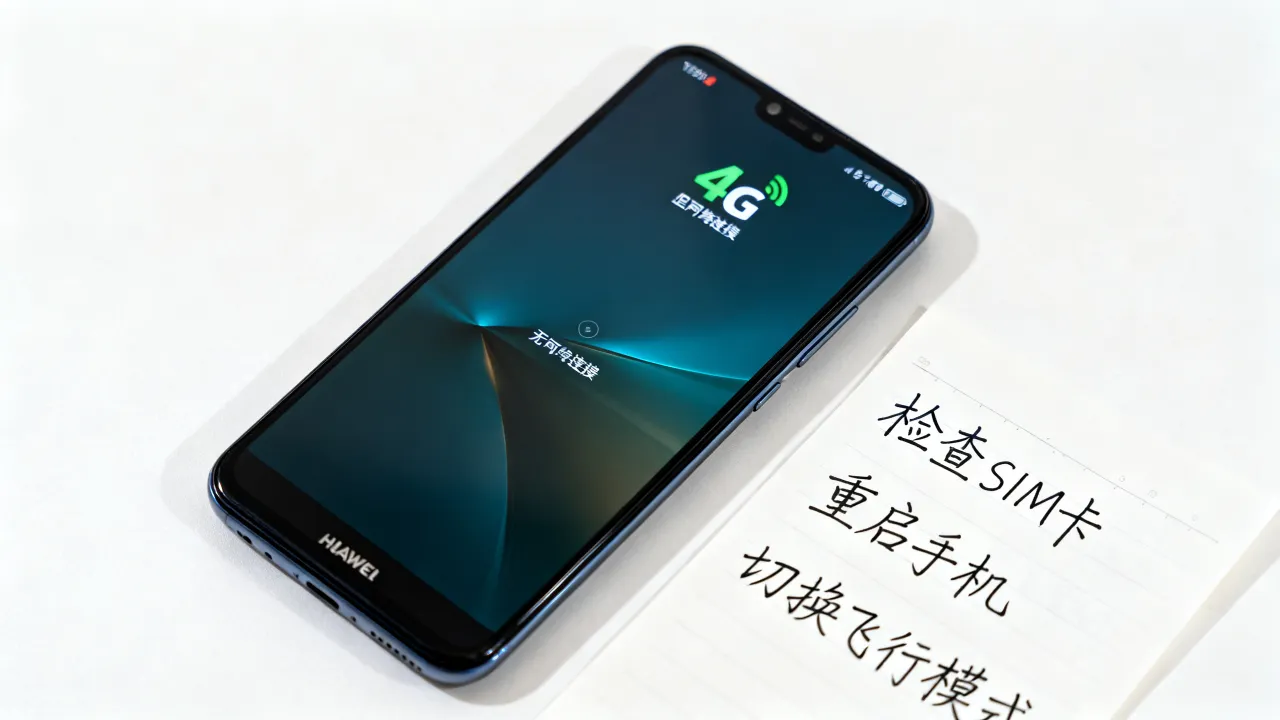 华为为什么显示4G却没网络连接服务器，4G连不上服务器怎么办