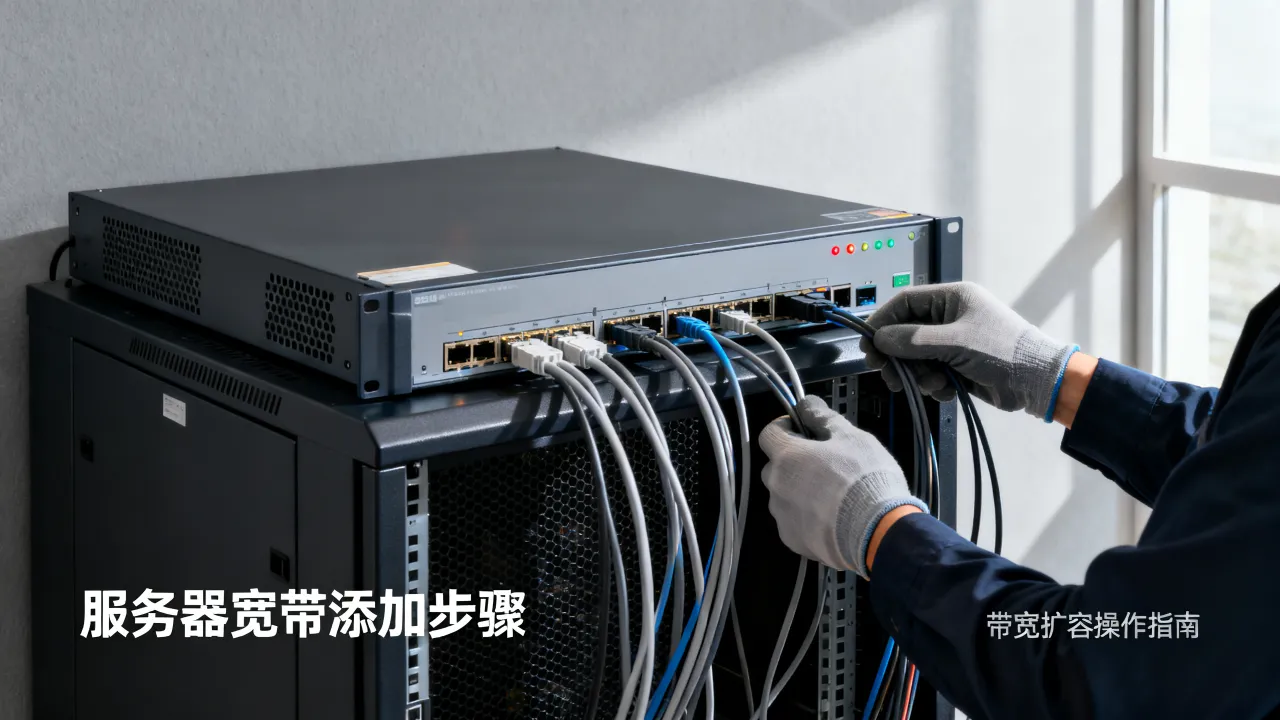 服务器怎么添加宽带？服务器带宽怎么升级扩容？
