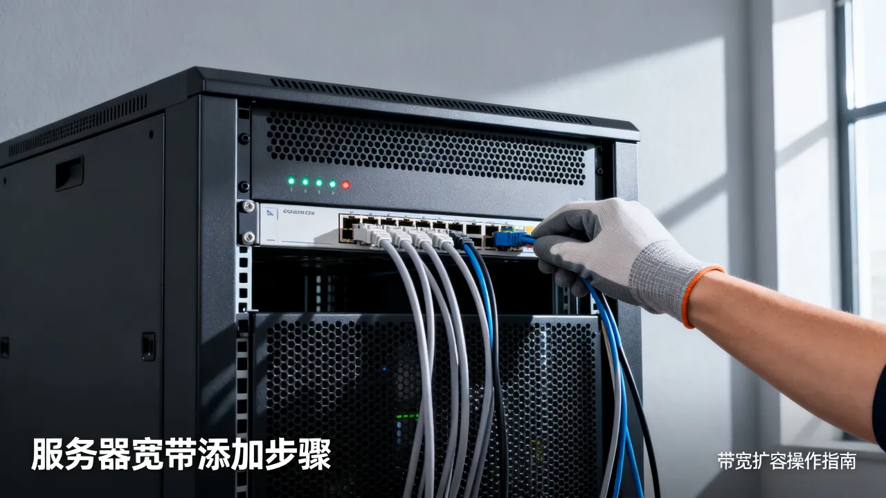 服务器怎么添加宽带？服务器带宽怎么升级扩容？