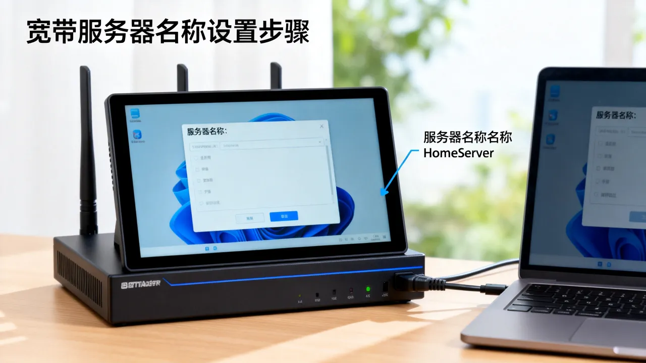 宽带服务器名称是什么，宽带服务器名称怎么设置？