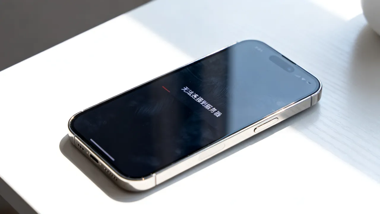 苹果手机连服务器失败，为什么iPhone连接总出错，怎么回事