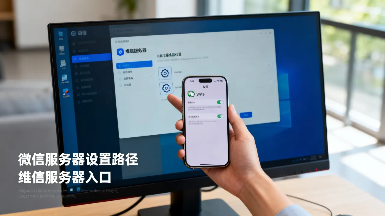 维信服务器在哪里打开，微信服务器设置在哪里找？