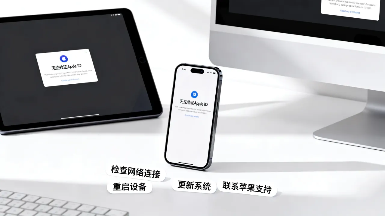 为什么苹果id连不上服务器，苹果id无法验证身份怎么解决？