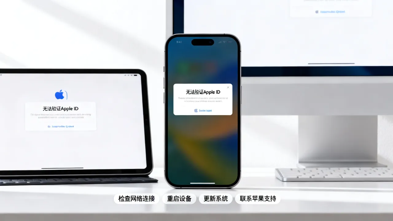 为什么苹果id连不上服务器，苹果id无法验证身份怎么解决？