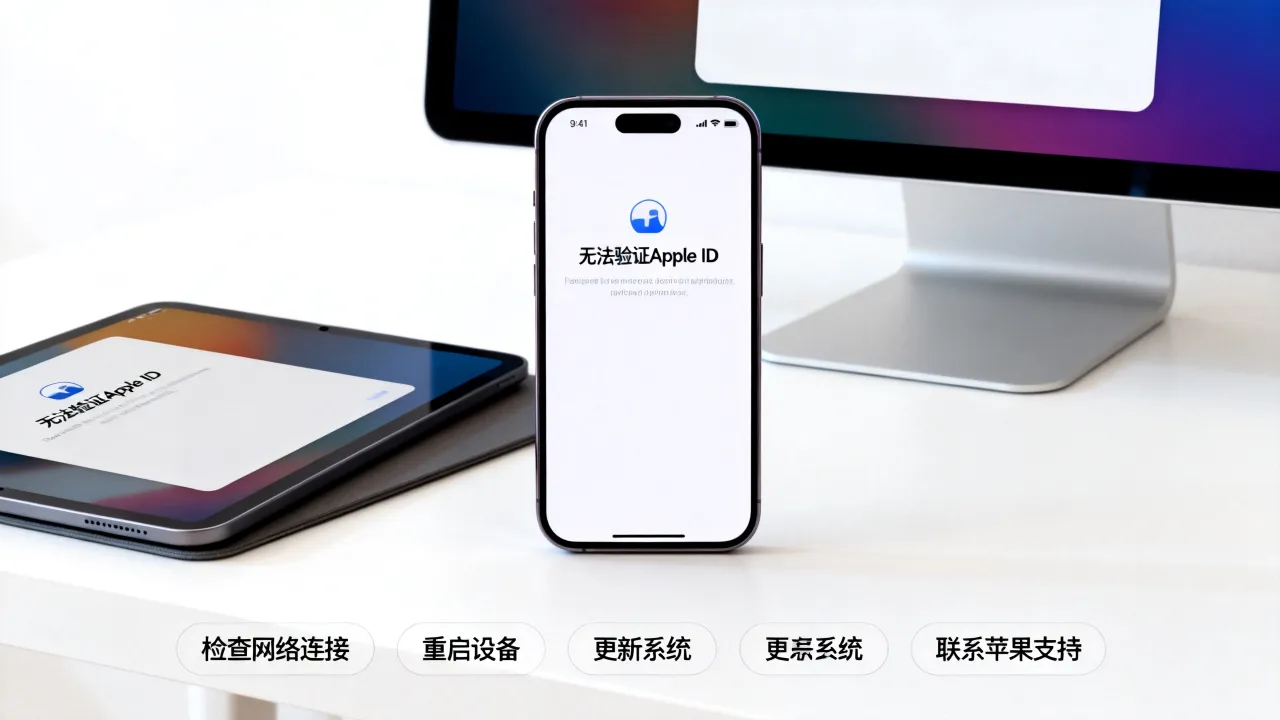 为什么苹果id连不上服务器，苹果id无法验证身份怎么解决？
