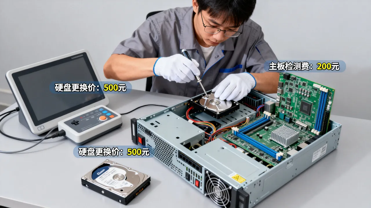 信维电子服务器维修多少钱？维修费用标准是什么？