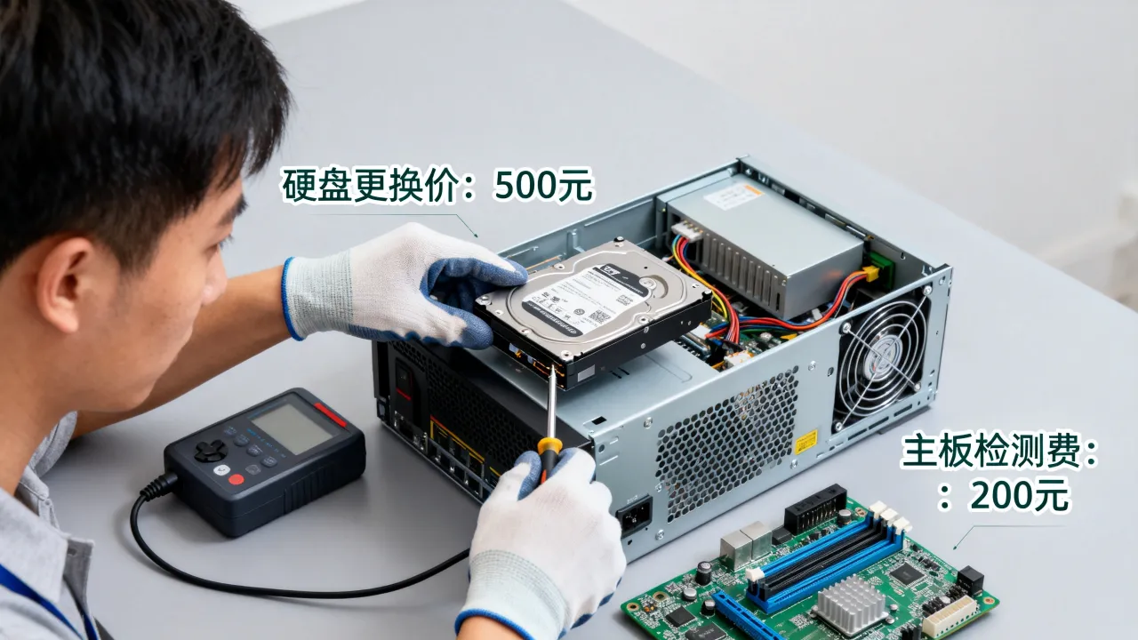 信维电子服务器维修多少钱？维修费用标准是什么？