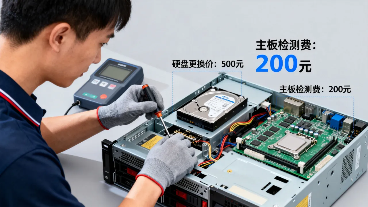 信维电子服务器维修多少钱？维修费用标准是什么？
