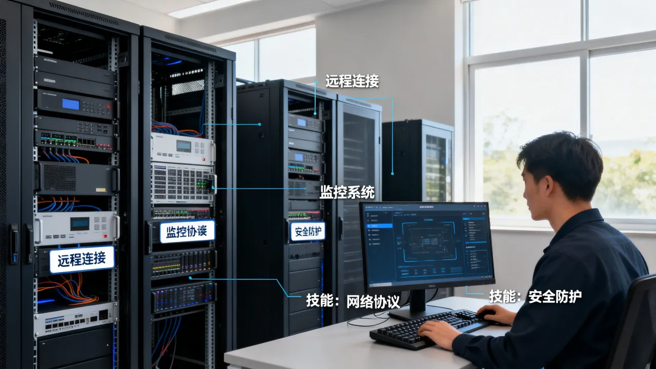 服务器运维远程运行怎么实现？,远程运维需要掌握哪些技能